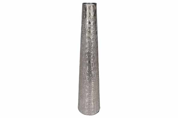 Vase Cross Aluminium silber 11 x 11 x 52,5 cm