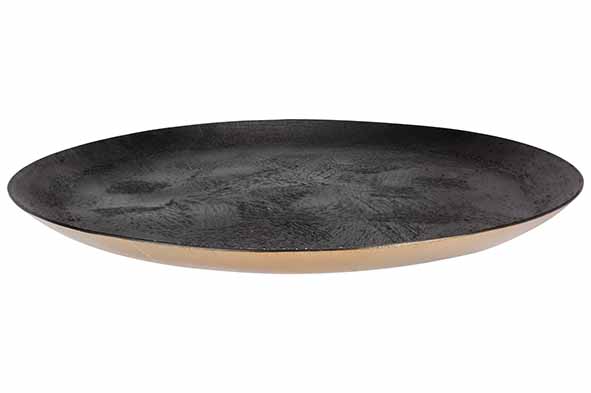 Coupe Luca or/noir Ø 36 x 2,5 cm
