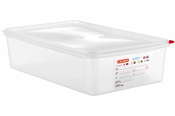 Luftdichte Aufbewahrungsbox 13,7 l, GN 1/1, weiß, Polypropylen, 53 x 32,5 x 10 cm