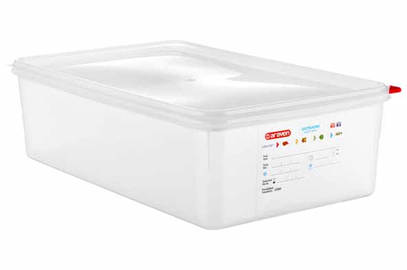 Luftdichte Aufbewahrungsbox 21 l, GN 1/1, weiß, Polypropylen, 51,5 x 32,7 x 16 cm