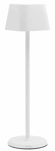 Tafellamp Georgina wit d 11 x h 38 cm led dimbaar