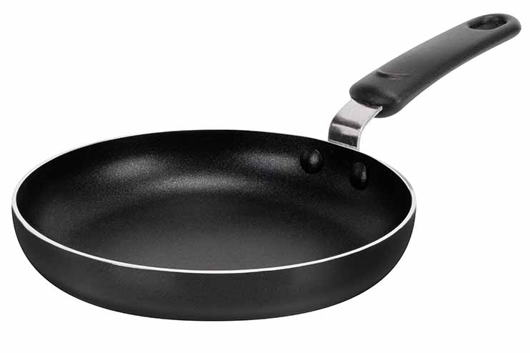 Gourmetpfanne schwarz Aluminium Ø 15 cm