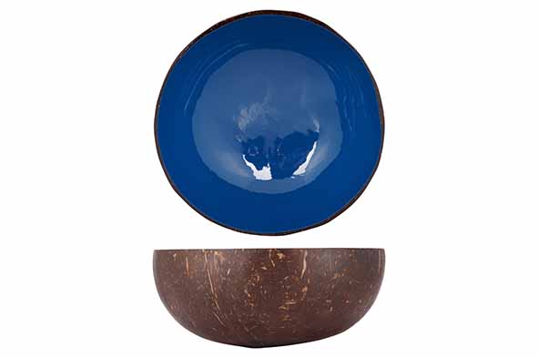 Cocosbowl donkerblauw Ø 14 cm