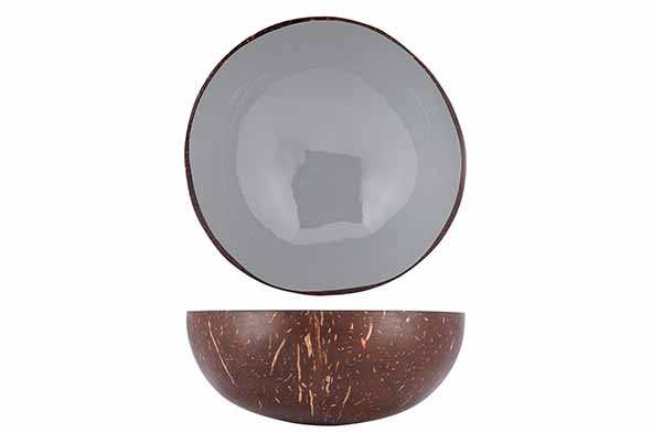 Cocosbowl grijsblauw Ø 14 cm