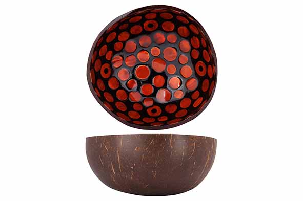 Cocosbowl dunkelbraun Perle Ø 14 cm
