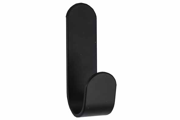 Gadget Hooks haak zelfklevend set van 4 zwart metaal