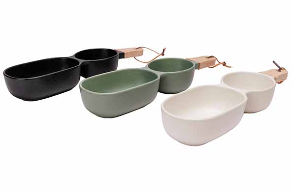 Bites apero dish 3-ass 35 x 10 x 5.5 cm