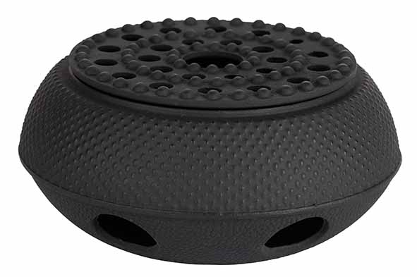 Warmhouder donkergrijs Ø 14 x 7,5 cm gietijzer