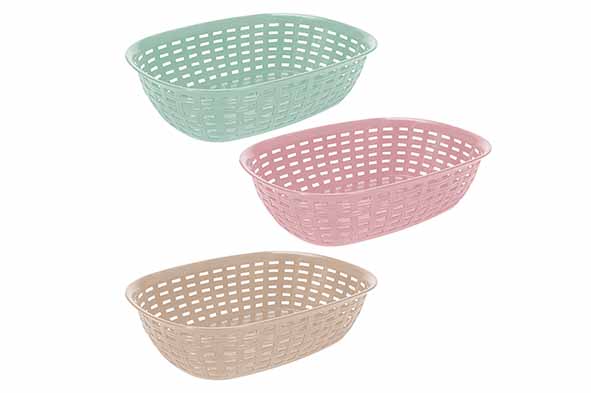 Panier en rotin ovale Nº1 2 l 25,6 x 18,4 x 7,4 cm