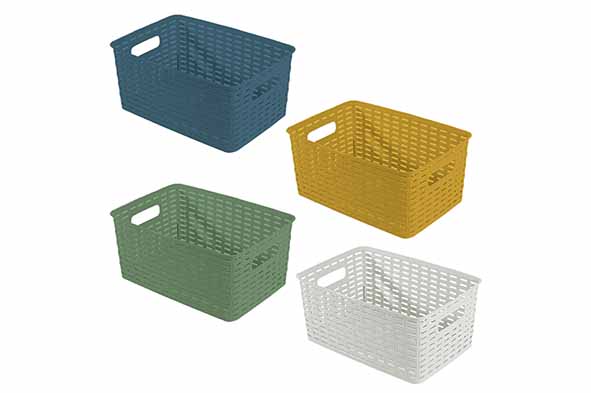 Rattan panier n° 3 10 l 33 x 24,3 x 15,6 cm