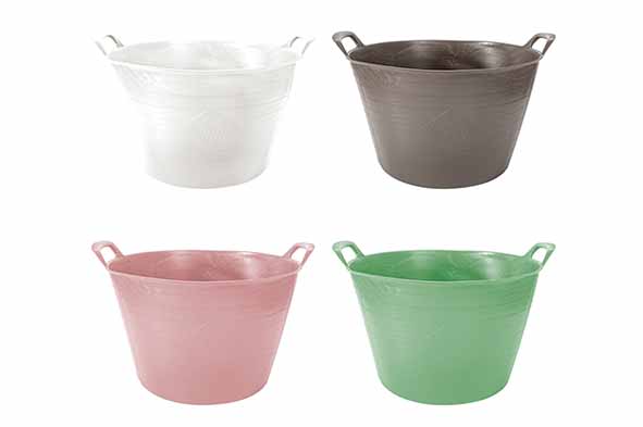 Seau flexible Ficus, 15 l, Ø 35 cm, couleurs assorties