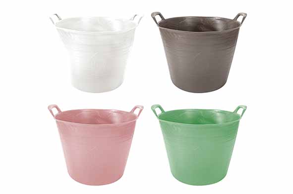 Seau flexible Ficus 4 pièces, 25 l, Ø 39 x 34,5 cm