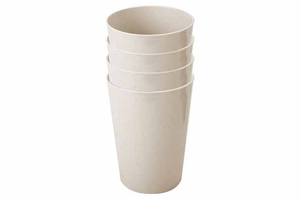 Set van 4 Jovi bekers, 50 cl, beige