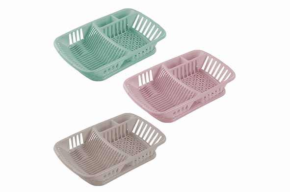 Bali Abtropfgestell mit Plattform 52 x 32,5 x 11 cm