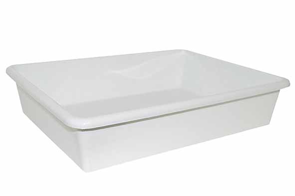 Oporto opbergbak wit, 2 l, 26 x 19 x 6 cm