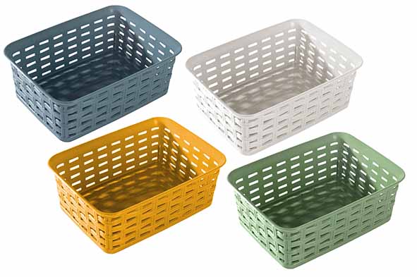 Panier en rotin n°1 0,9 l 16,5 x 12 x h 6 cm
