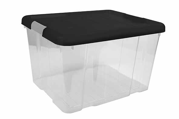 Opbergbox 25 l met sluitingen