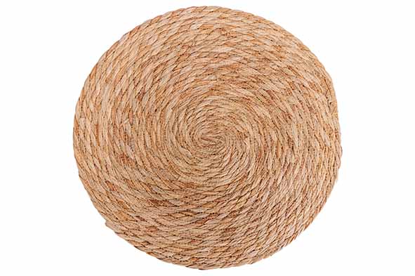 Placemat riet stro 38 cm