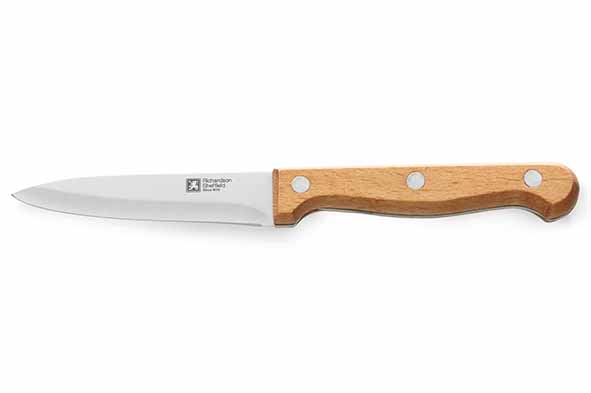 Artisan schilmes met natuurhouten handvat 28,5 x 6 x 2 cm
