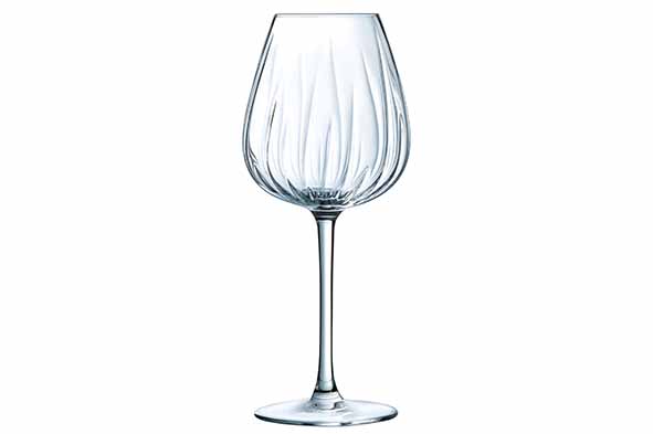 Swirly wijnglas 47 cl, set van 4, glas, Ø 9,5 cm, 19,8 x 19,8 x 23,7 cm