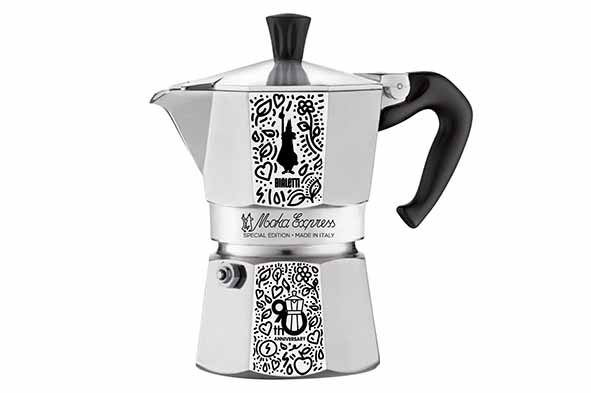Moka cafetière, 3 tasses, lot de 2