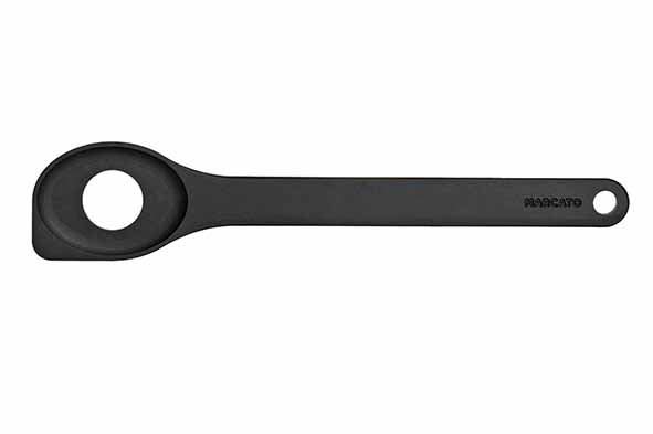 Clever serveerlepel risotto, Richlite, zwart, 30 cm