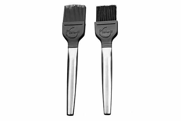 Set van 2 decoratiekwasten siliconen/nylon