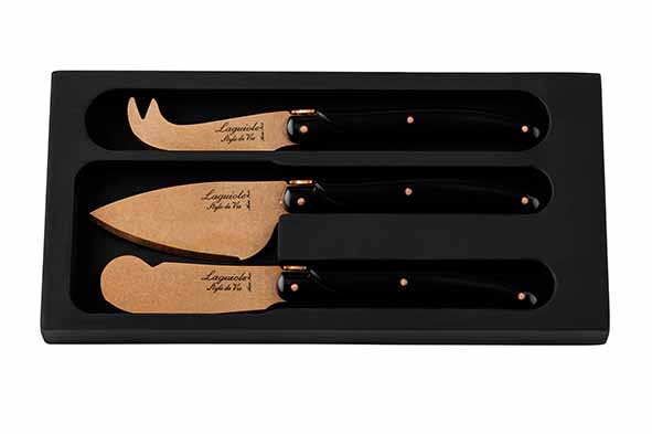 Prestige Line kaasmessenset 3 stuks copper stonewash