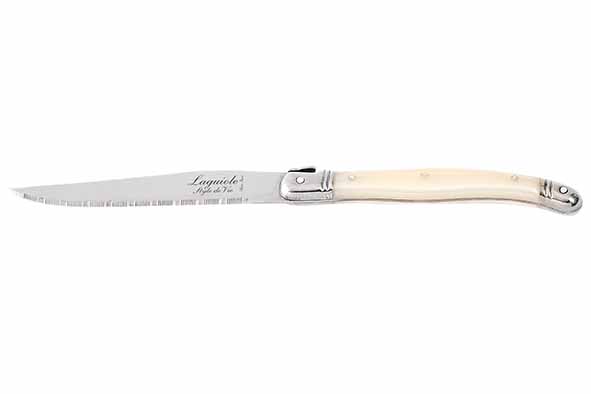 Steakmes Premium Line parelmoer, set van 6, roestvrij staal, 6 x 6 x 24 cm