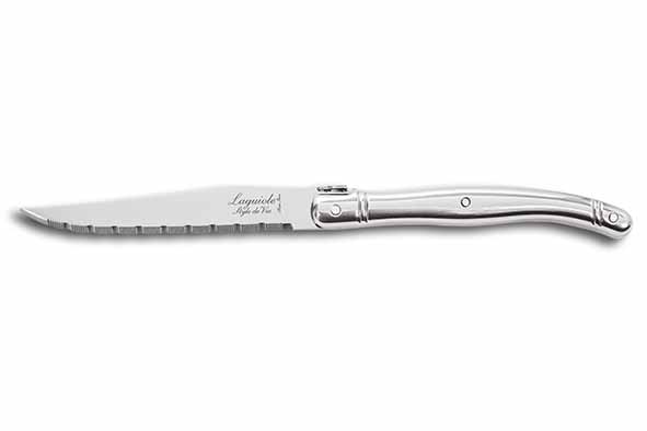 Premium Line steakmessen, set van 6, zilver, 6 x 6 x 24 cm