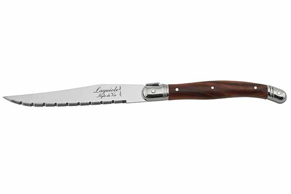 Premium Line Steakmesser, 6er-Set, dunkles Holz, 6 x 6 x 24 cm