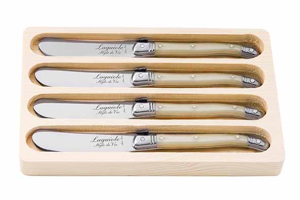 Set van 4 botermessen Pearl 17,5 x 11,8 x 1,8 cm