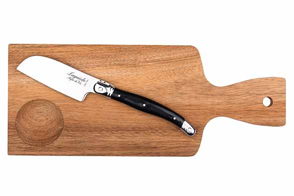 Premium Line set santoku kaasmes - serveerplank acacia