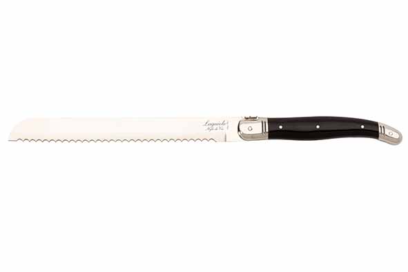 Premium Line broodmes zwart 39.5 x 5 x 2.4 cm