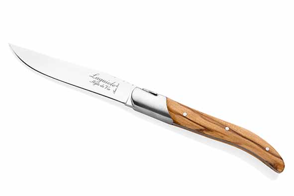 Luxury Line steakmessen, set van 6, olijfhout