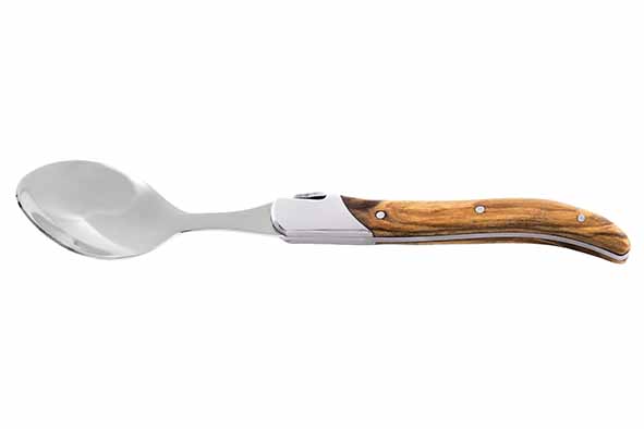 Luxury Line lepels, set van 6, olijfhout