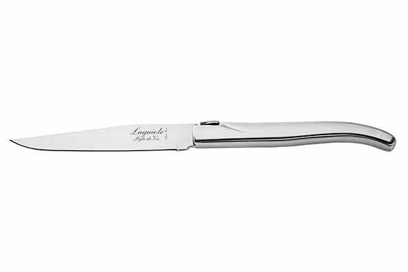 Luxury Line steakmessen, set van 6, zilver