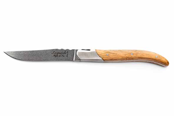 Luxury Line steakmes set van 6, oak stonewash