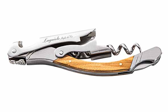 Tire-bouchon Luxury Line, bois d'olivier, 8,2 x 16,5 x 3,8 cm
