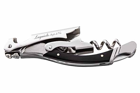 Luxury Line kurkentrekker met zwart ebbenhout