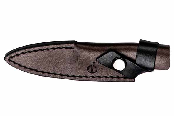 Leather hoes voor huishoudmes, bruin, 17 x 4 x 2,1 cm