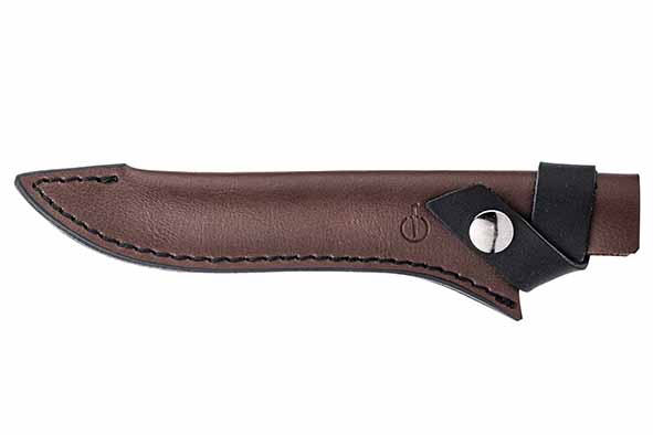 Leather hoes voor uitbeenmes, bruin, 22,5 x 5 x 2,2 cm