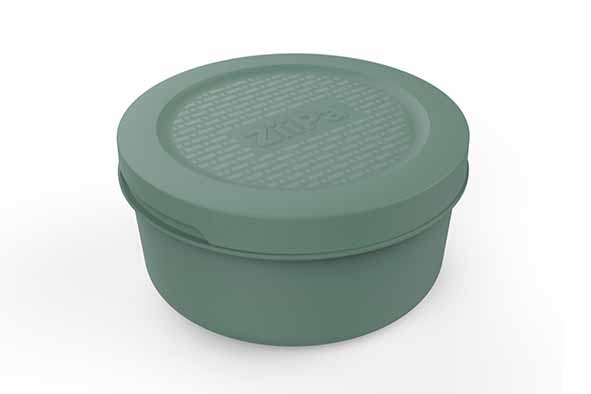 Frischhaltedose Spetina, 6er-Set, Eukalyptus, Ø 16 x 8 cm