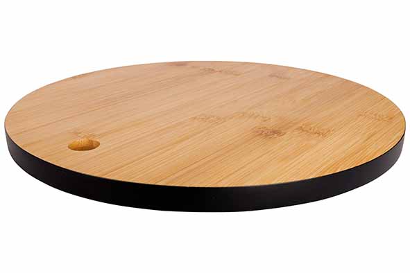 Black&Wood snijplank bamboe Ø 30 cm