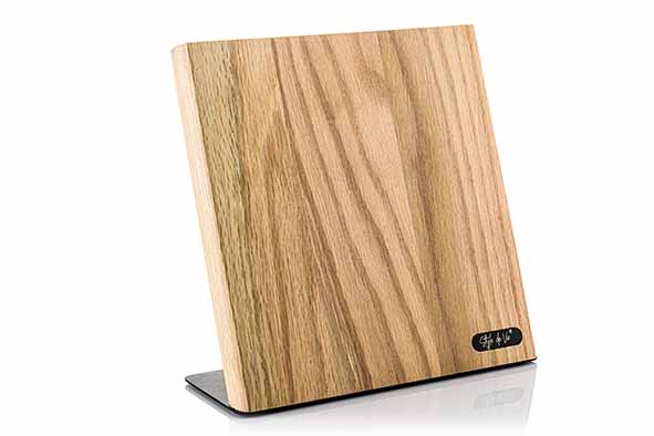Magneet messenhouder eiken, 22 x 3 x 23 cm