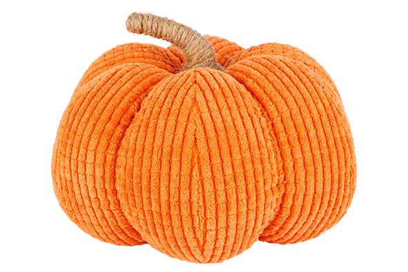 Kürbis Cord orange 20 x 20 x 20 cm