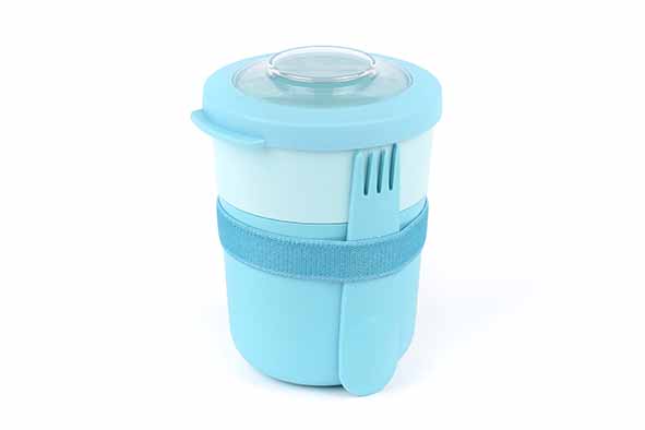 Amuse bowl blauw 150 ml en 450 ml met spork