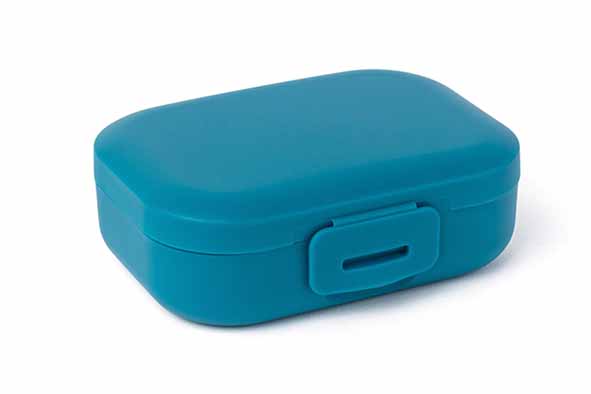 Amuse snackbox small deep sea green 10,9 x 8 x H 3,7 cm