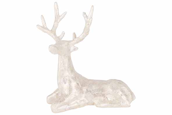 Hert parelmoer, foam, 23 x 6 x 27 cm