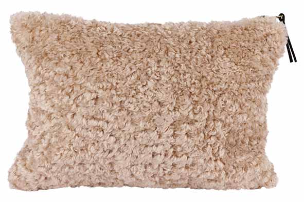 Make-up Bag Cream 28 x 20 cm Textil